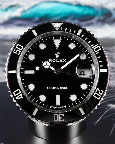 2026 Rolex Submariner Date Desk Clock 80MM Quartz Black Dial (909010LN)