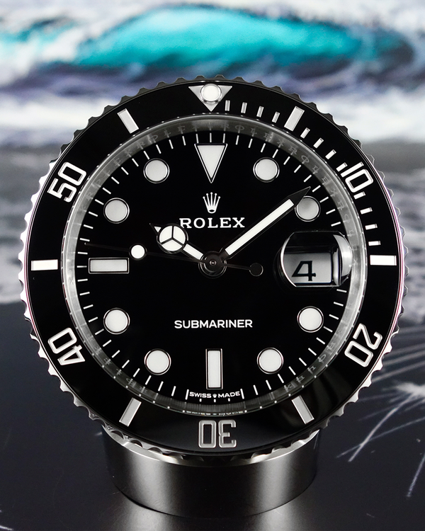 2026 Rolex Submariner Date Desk Clock 80MM Quartz Black Dial (909010LN)