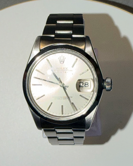 Rolex Oyster Perpetual Date 34MM Silver Dial Oyster Bracelet (1500)