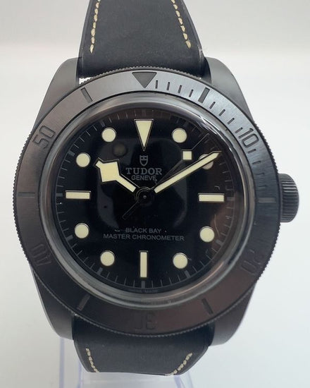 No Reserve - 2023 Tudor Black Bay 41MM Black Dial Leather Strap (79210CNU)