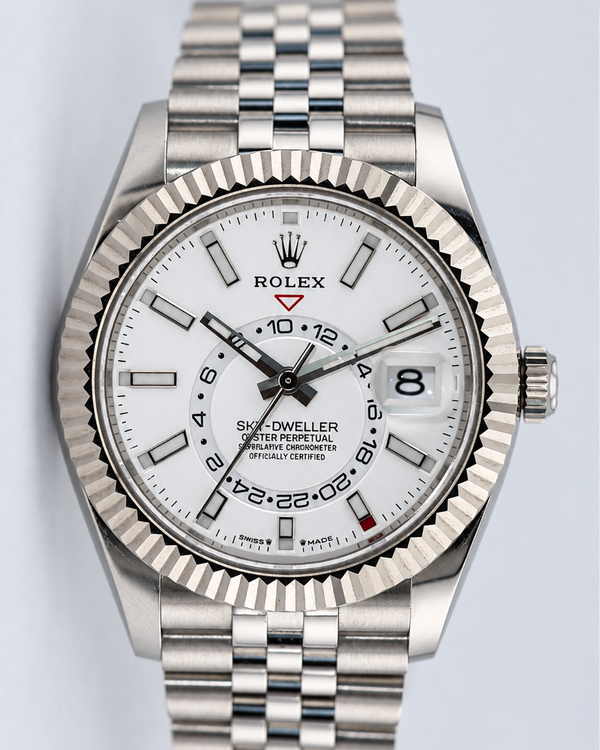 2024 Rolex Sky-Dweller 42MM White Dial Jubilee Bracelet (336934)