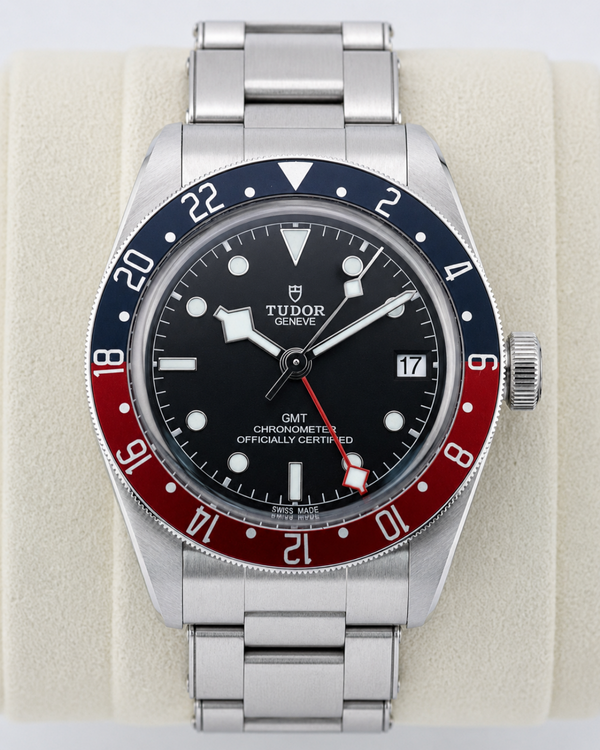2026 Tudor Black Bay GMT "Pepsi" 41MM Black Dial Steel Bracelet (79830RB)
