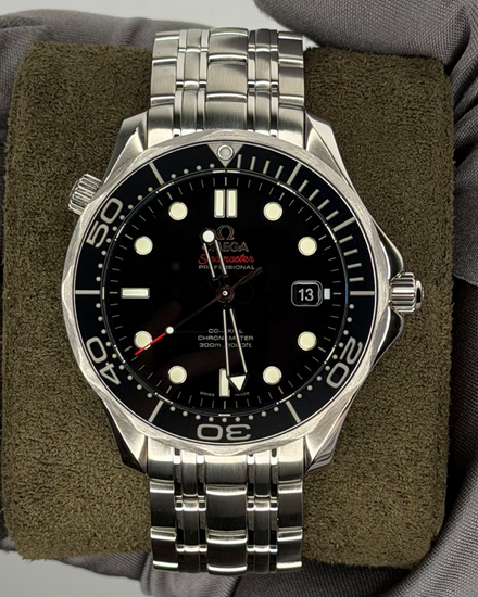 Omega Seamaster Diver 300M 41MM Black Dial Steel Bracelet (212.30.41.20.01.003)