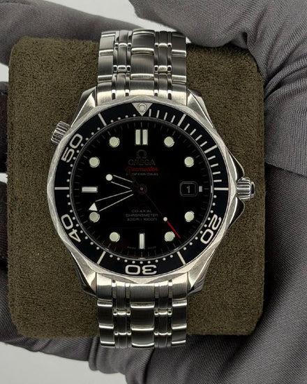 Omega Seamaster Diver 300M 41MM Black Dial Steel Bracelet (212.30.41.20.01.003)