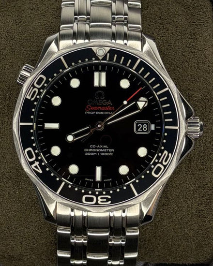 Omega Seamaster Diver 300M 41MM Black Dial Steel Bracelet (212.30.41.20.01.003)