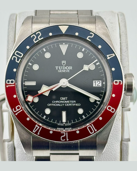 No Reserve - 2023 Tudor Black Bay GMT "Pepsi" 41MM Black Dial Steel Bracelet (79830RB)