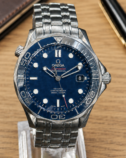 No Reserve - 2019 Omega Seamaster Diver 300M 41MM Blue Dial Steel Bracelet (212.30.41.20.03.001)