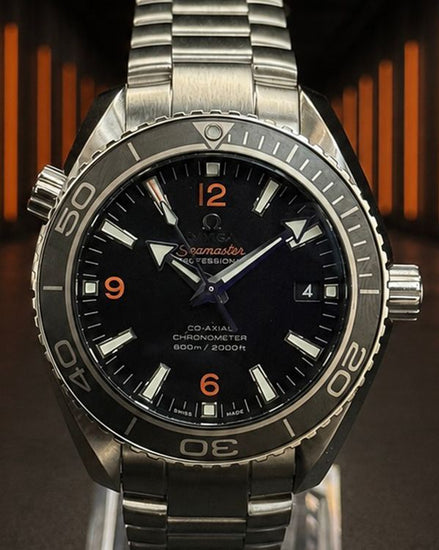 No Reserve -  Omega Seamaster Planet Ocean 600M 42MM Black Dial Steel Bracelet (232.30.42.21.01.003)