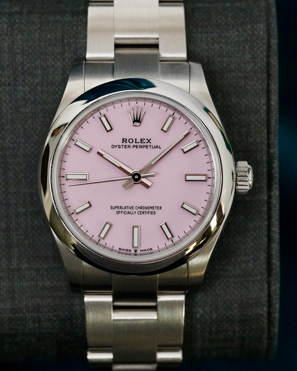 2026 Rolex Oyster Perpetual 31MM Pink Dial Oyster Bracelet (277200)