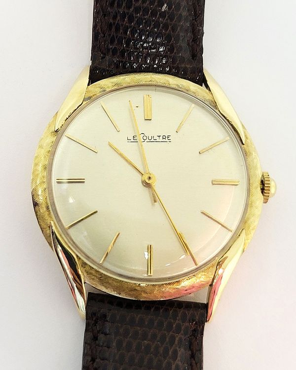 Jaeger-LeCoultre Vintage 34MM Off White Dial Aftermarket Leather Strap (415-462)
