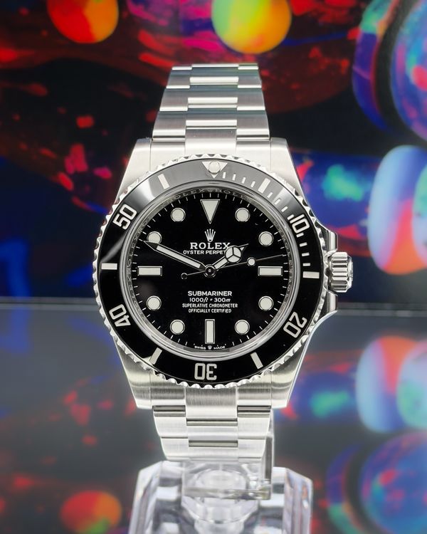 2022 Rolex Submariner No-Date 41MM Black Dial Oyster Bracelet (124060)