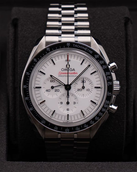 2025 Omega Speedmaster Professional Moonwatch 42MM White Dial Steel Bracelet (310.30.42.50.04.001)