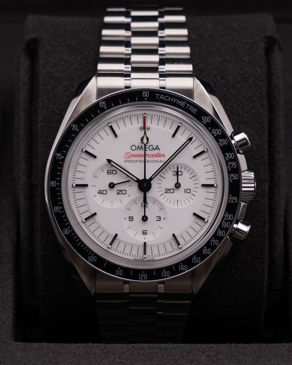Omega Speedmaster Professional Moonwatch 42MM White Dial Steel Bracelet(310.30.42.50.04.001)