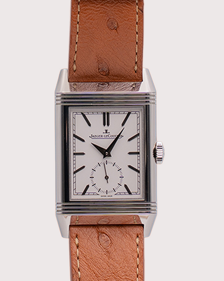 2026 Jaeger-LeCoultre Reverso 45.6MM Silver Dial Leater Strap (Q713843J)