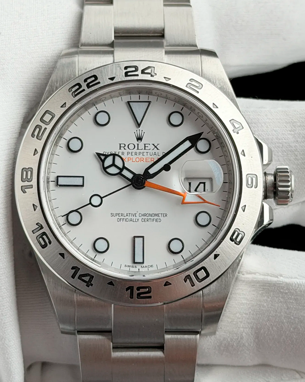 2023 Rolex Explorer II "Polar" 42MM White Dial Oyster Bracelet (226570)