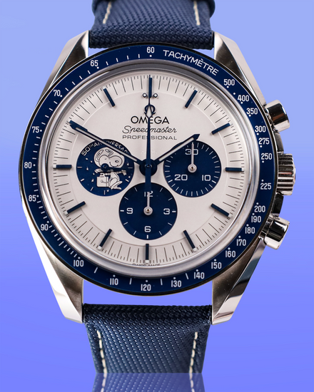 2026 Omega Speedmaster Anniversary Series “Silver Snoopy Award” 42MM Silver Dial Textile Strap (310.32.42.50.02.001)