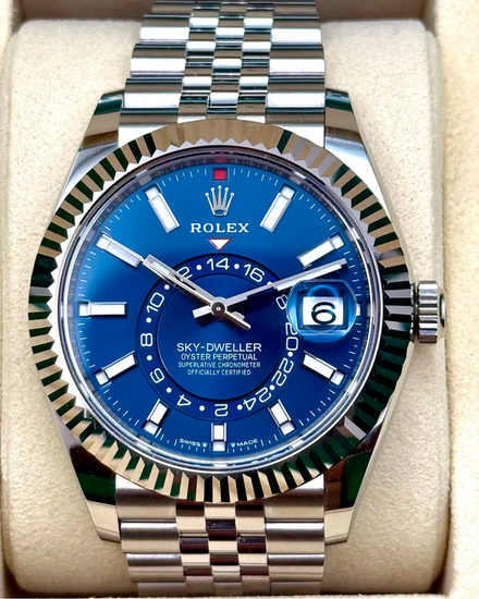 2026 Rolex Sky-Dweller 42MM Blue Dial Jubilee Bracelet (336934)