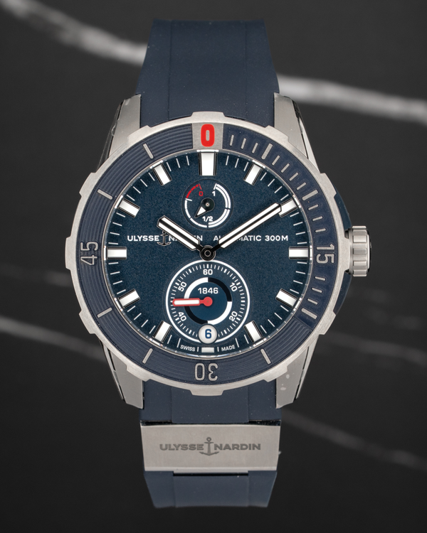 2026 Ulysse Nardin Diver 44MM Blue Dial Rubber Strap (1183-170-3/93)