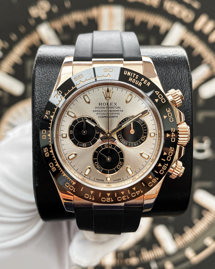 Rolex Cosmograph Daytona 40MM Sundust Dial Oysterflex Strap (116515LN)
