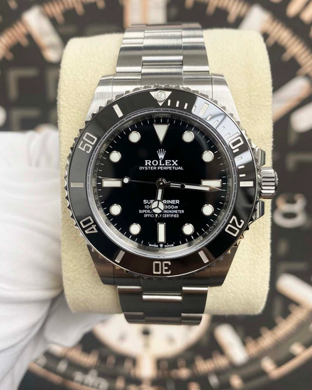 Rolex Submariner No-Date 41MM Black Dial Oyster Bracelet (124060)
