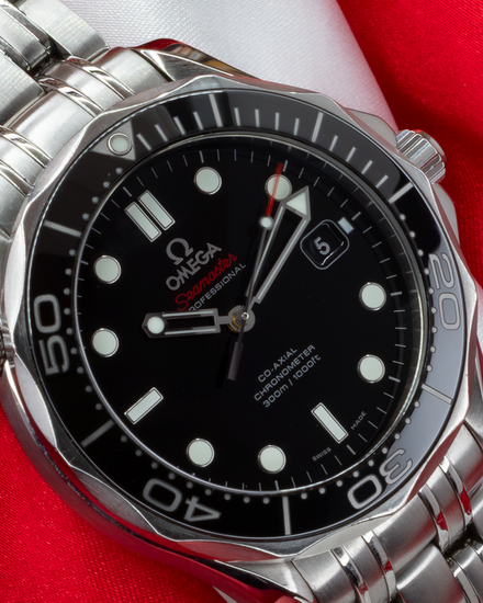 No Reserve - 2016 Omega Seamaster Diver 300M 41MM Black Dial Steel Bracelet (212.30.41.20.01.003)