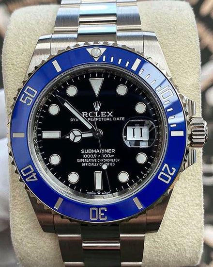 Rolex Submariner Date "Cookie Monster" 41MM Black Dial White Gold Oyster Bracelet (126619LB)