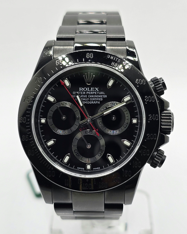2010 Rolex Cosmograph Daytona 40MM Black Dial Oyster Bracelet (116520)