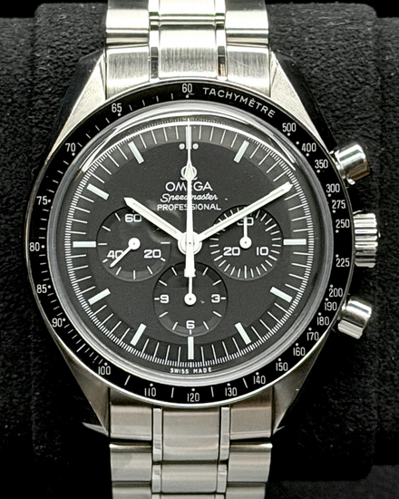 2021 Omega Speedmaster Professional Moonwatch 42MM Black Dial Steel Bracelet (311.30.42.30.01.005)
