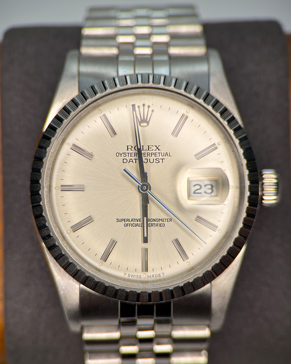 1987 Rolex Datejust 36MM Silver Dial Jubilee Bracelet (16030)