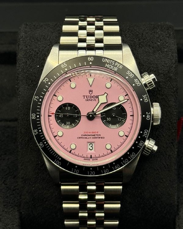 2026 Tudor Black Bay Chrono "Flamingo" 41MM Pink Dial Steel Bracelet (79360N)