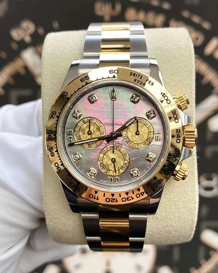 Rolex Cosmograph Daytona 40MM Mother of Pearl Dial Two-Tone Oyster Bracelet (116503)