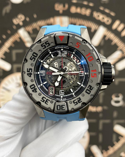 Richard Mille RM 028 47MM Skeleton Dial Rubber Strap (RM028)