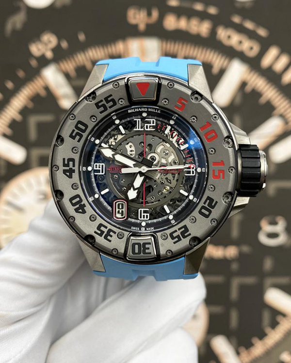 Richard Mille RM 028 47MM Skeleton Dial Rubber Strap (RM028)