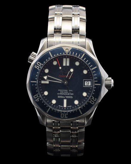 Omega Seamaster Diver 300M 36.25MM Blue Dial Steel Bracelet (2222.80.00)