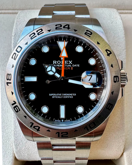 2026 Rolex Explorer II 42MM Black Dial Oyster Bracelet (226570)