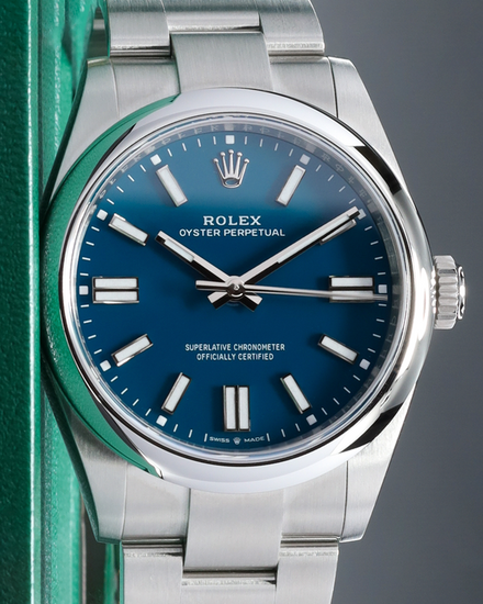 2026 Rolex Oyster Perpetual 41MM Blue Dial Oyster Bracelet (134300)