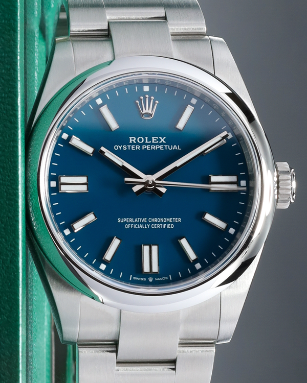 2026 Rolex Oyster Perpetual 41MM Blue Dial Oyster Bracelet (134300)