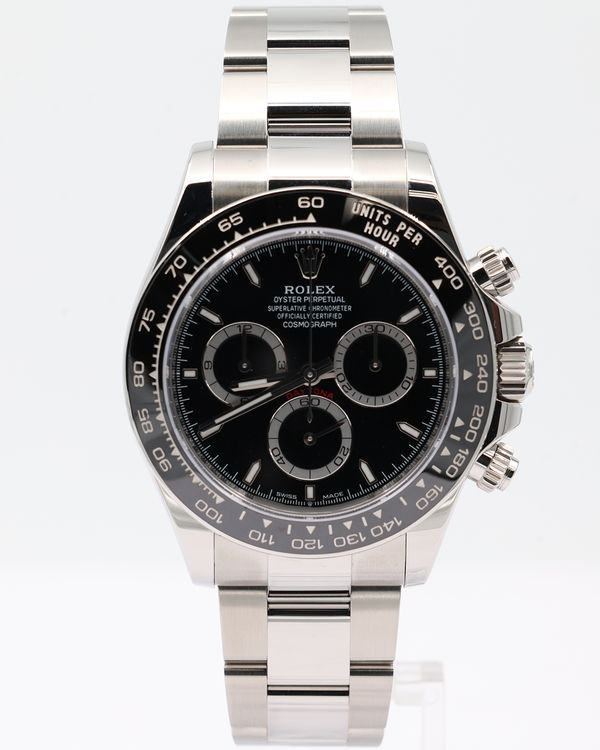 2026 Rolex Cosmograph Daytona 40MM Black Dial Oyster Bracelet (126500LN)