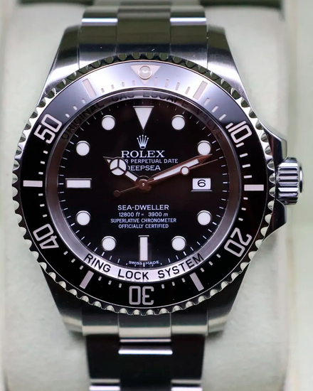 No Reserve - 2013 Rolex Sea-Dweller Deepsea 44MM Black Dial Oyster Bracelet (116660)