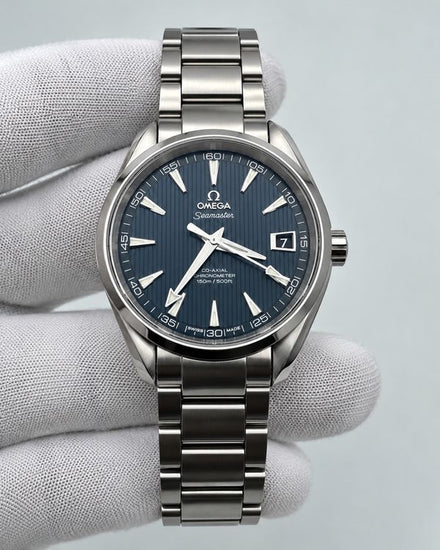 No Reserve - 2021 Omega Seamaster Aqua Terra 150M 41.5MM Blue Dial Steel Bracelet (231.10.42.21.03.001)