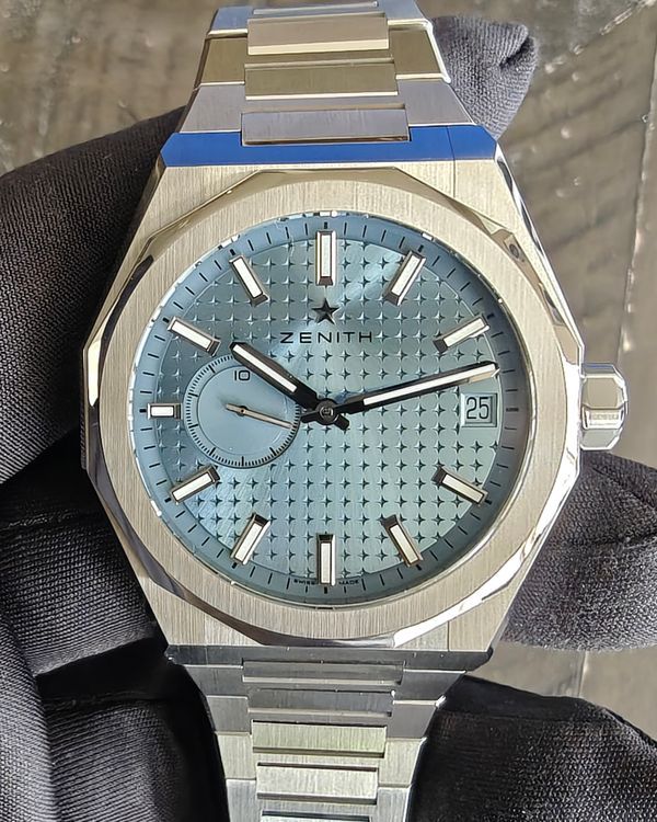 2026 Zenith Defy 41MM Ice Blue Dial Steel Bracelet (03.9300.3620/15.I001)