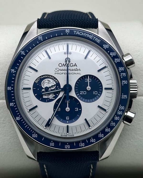 2026 Omega Speedmaster Anniversary Series “Silver Snoopy Award” 42MM Silver Dial Textile Strap (310.32.42.50.02.001)