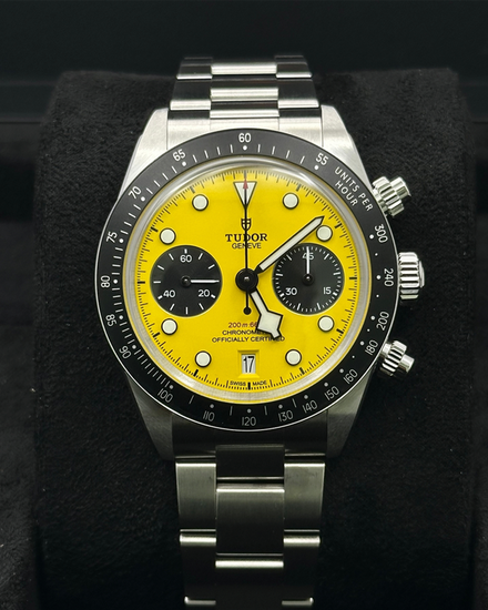 2026 Tudor Black Bay Chrono "Bumblebee" 39MM Yellow Dial Steel Bracelet (79310N)