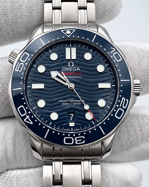 2024 Omega Seamaster Diver 300M 42MM Blue Dial Steel Bracelet (210.30.42.20.03.001)
