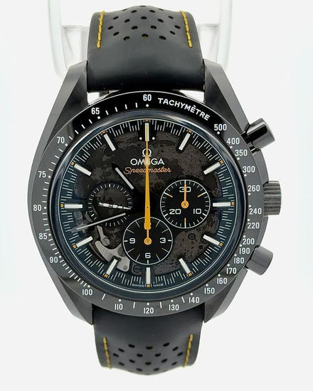2024 Omega Speedmaster Dark Side of the Moon "Apollo 8" 44.25MM Black Dial Rubber Strap (310.92.44.50.01.001)