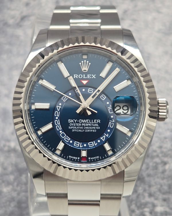 2026 Rolex Sky-Dweller 42MM Blue Dial Oyster Bracelet (336934)