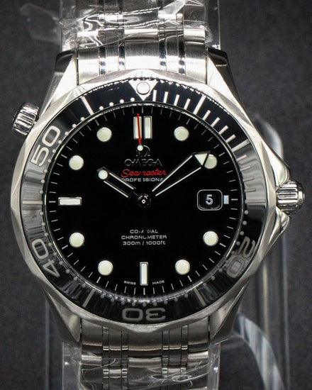 No Reserve - 2023 Omega Seamaster Diver 300M 41MM Black Dial Steel Bracelet (212.30.41.20.01.003)