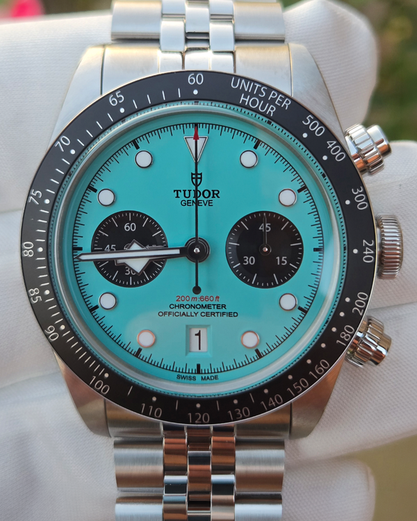2026 Tudor Black Bay Chrono 41MM Blue "Flamingo" Dial Steel Bracelet (79360N)