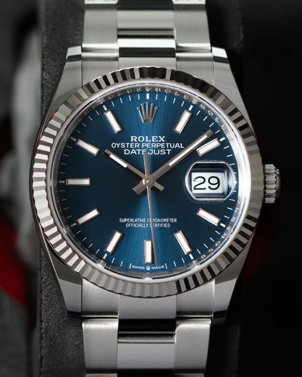 2026 Rolex Datejust 36MM Blue Dial Oyster Bracelet (126234)
