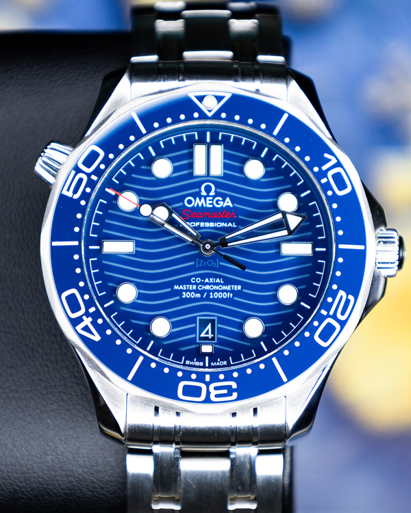 No Reserve - 2024 Omega Seamaster Diver 300M 42MM Blue Dial Steel Bracelet (210.30.42.20.03.001)